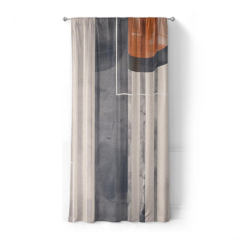 Gordian Navy & Orange in Standard (50" x 84") Size