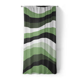 Sinuous Green Monochrome in Standard (50" x 84") Size