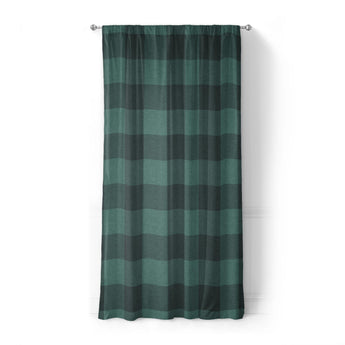 Buffalo Plaid Deep Teal in Standard (50" x 84") Size