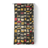 Milo Black, Red, & Yellow in Standard (50" x 84") Size