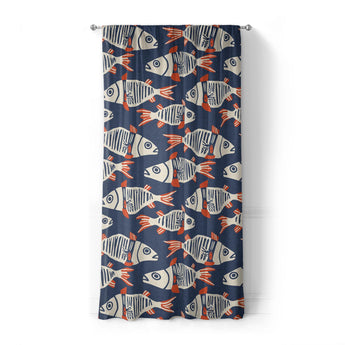 Tribal Fish in Standard (50" x 84") Size