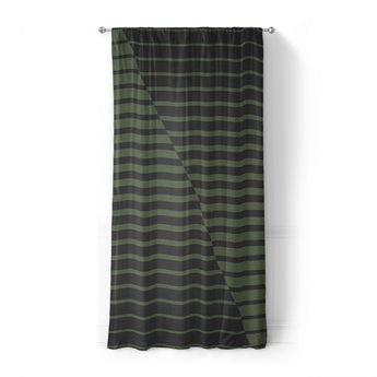 Euclid Black & Green in Standard (50" x 84") Size
