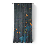 Jacob Navy & Orange in Standard (50" x 84") Size