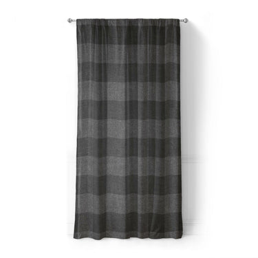 Buffalo Plaid Charcoal Black in Standard (50" x 84") Size