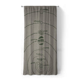 Solar System Taupe & Forest in Standard (50" x 84") Size