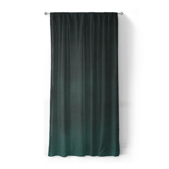 Keanu Watercolor Deep Teal Ombré in Standard (50" x 84") Size