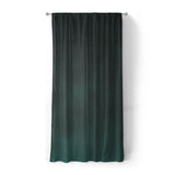 Keanu Watercolor Deep Teal Ombré in Standard (50" x 84") Size