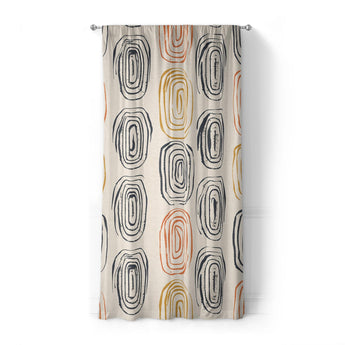 Horatio Ivory & Orange in Standard (50" x 84") Size