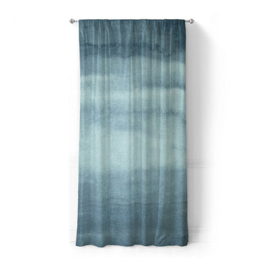 Jacinda Watercolor Blue Ombre in Standard (50" x 84") Size