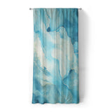 Zephyr Watercolor Azure Blue in Standard (50" x 84") Size