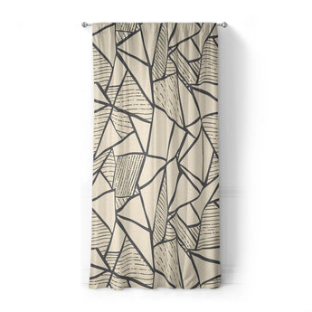 Harlan Ivory & Black in Standard (50" x 84") Size