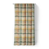 Madras Plaid Taupe Green in Standard (50" x 84") Size