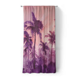 Sunset Palms Pink & Purple in Standard (50" x 84") Size