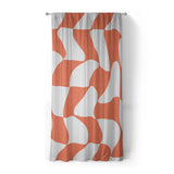 Twyla Checkered Coral in Standard (50" x 84") Size