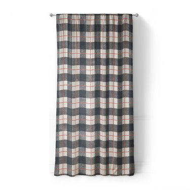 Wallace Plaid Navy & Red in Standard (50" x 84") Size