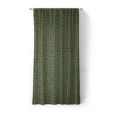 Terra Olive Green in Standard (50" x 84") Size