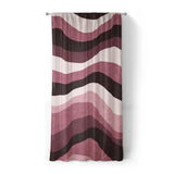 Sinuous Maroon Monochrome in Standard (50" x 84") Size