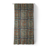 Diego Orange & Navy in Standard (50" x 84") Size