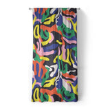 Umberto Black Multicolor in Standard (50" x 84") Size