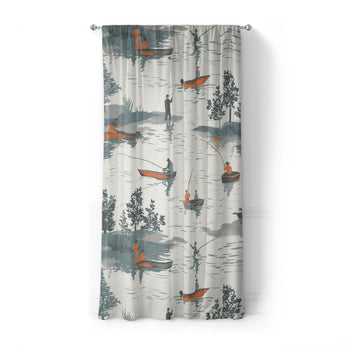Gone Fishing in Standard (50" x 84") Size