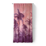 Sunset Palms Pink & Purple in Standard (50" x 84") Size