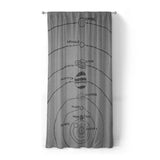 Solar System Grey & Black in Standard (50" x 84") Size