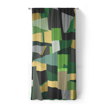 Baxter Green & Yellow in Standard (50" x 84") Size