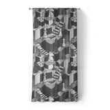 Harmon Surreal Chess BW in Standard (50" x 84") Size