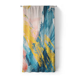 Egon Blue & Yellow in Standard (50" x 84") Size