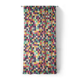 Pixel Mosaic Multicolor Midtone in Standard (50" x 84") Size