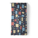 Geometric Confetti Twilight in Standard (50" x 84") Size