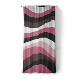 Sinuous Maroon Monochrome in Standard (50" x 84") Size
