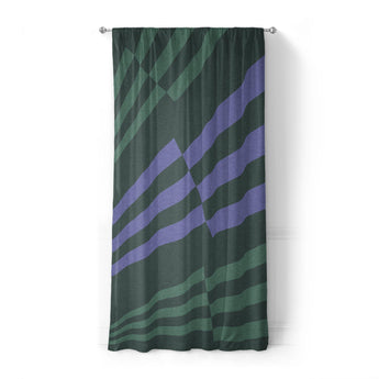 Prisma Mint & Periwinkle in Standard (50" x 84") Size