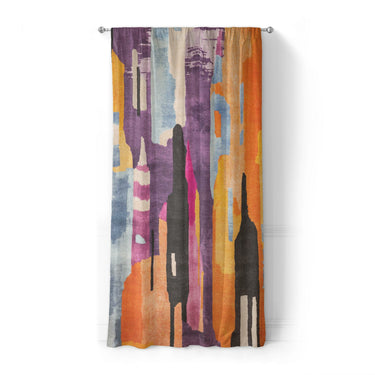 Raheem Orange & Purple in Standard (50" x 84") Size