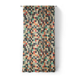 Pixel Mosaic Multicolor Earthtone in Standard (50" x 84") Size