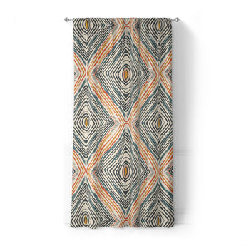 Boden Orange & Blue in Standard (50" x 84") Size