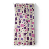 Geometric Confetti Purple & Pink in Standard (50" x 84") Size