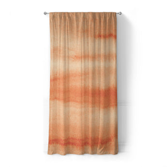 Ophelia Watercolor Peach Balayage in Standard (50" x 84") Size