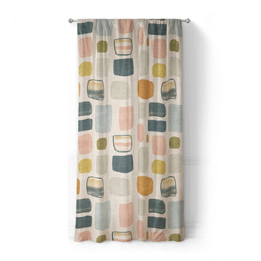 Calliope Ivory Multicolor in Standard (50" x 84") Size