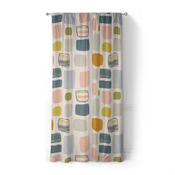 Calliope Ivory Multicolor in Standard (50" x 84") Size