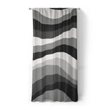 Sinuous Grey Monochrome in Standard (50" x 84") Size
