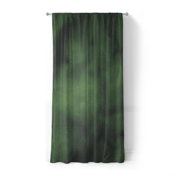 Andromeda Watercolor Navy & Kelly Green in Standard (50" x 84") Size