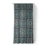 Diego Black & Blue in Standard (50" x 84") Size