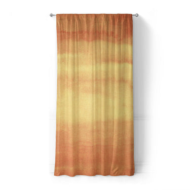 Jacinda Watercolor Fire Orange Ombre in Standard (50" x 84") Size