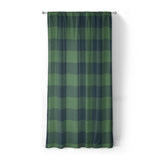 Buffalo Plaid Green Navy in Standard (50" x 84") Size