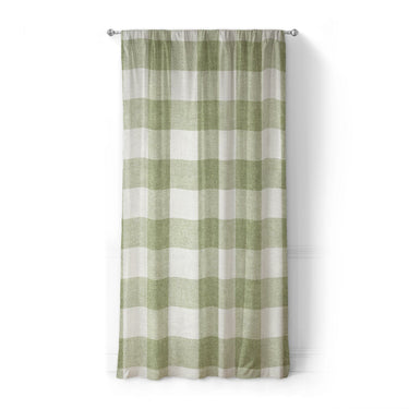 Buffalo Plaid Light Sage in Standard (50" x 84") Size