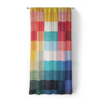 Polyphony Multicolor Vibrant in Standard (50" x 84") Size