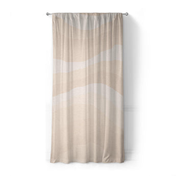Sinuous Ivory Monochrome in Standard (50" x 84") Size