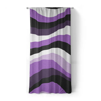 Sinuous Purple Monochrome in Standard (50" x 84") Size
