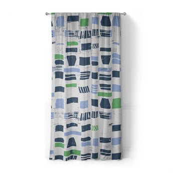Milo Blue & Green in Standard (50" x 84") Size